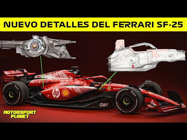 💥NUEVO DETALLES del FERRARI SF-25 🚀 REVOLUCION en MARANELLO para 2025 ♻️ HAMILTON y LECLERC con TODO