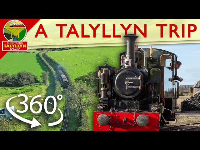 Full line in 360 degree video - a unique view of the TR.  HD Quality 360 steam train ride!