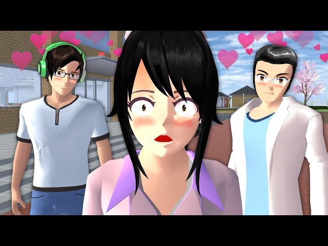 Making everyone fight for my love in Sakura School Simulator