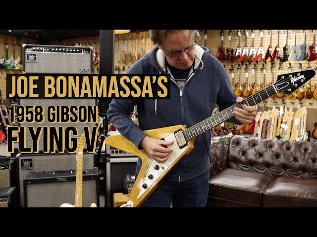 Show & Tell with Joe Bonamassa's 1958 Gibson Flying V at Norman's Rare Guitars