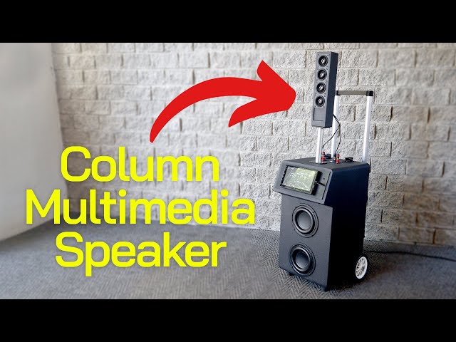 Building a Multimedia Bluetooth Column Speaker - by SoundBlab