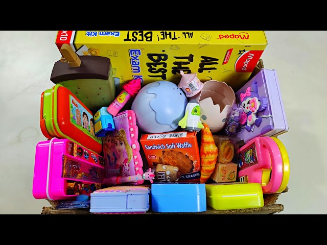 Satisfying Stationery Collection, erase, sharpener, pencil box, exam stationery kit, toy collection