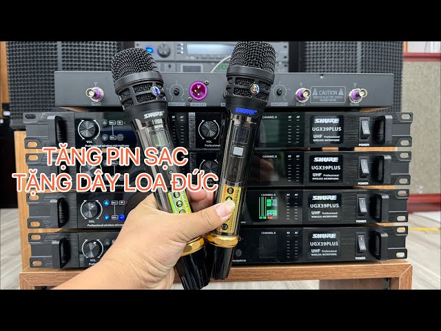 Xả Mic Không Dây Shure X39 Sóng Xa, Hát Nhẹ Lh 0916957808