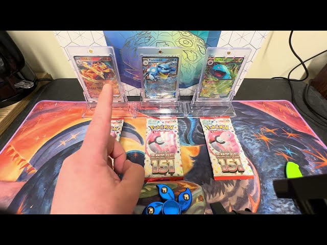 Ep1: Venusaur, Charizard, Blastoise… 151 lucky packs who wins? You decide!