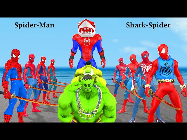 Siêu nhân nhện🔴Spider Man rescues Spiderman mother kidnapped by bad guys Joker vs Venom 3 vs Hulk