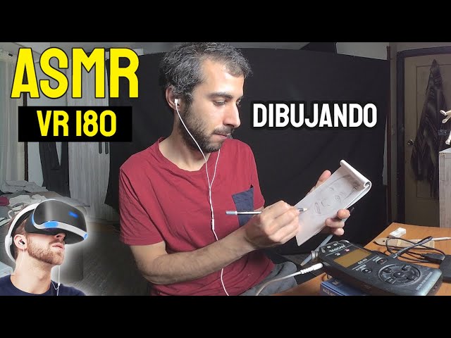 ASMR Dibujando a un Seguidor de Instagram 2 en Realidad Virtual VR180