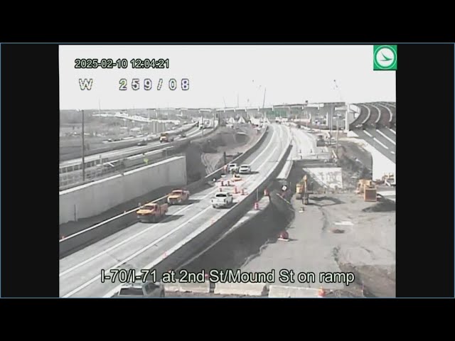 I-70 West in downtown Columbus closed after crane hits power lines, lanes expected to open in aftern