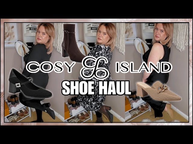 COSY ISLAND SHOES & BOOTS TRY ON HAUL *The Most Comfortable Heels!* | Clare Walch