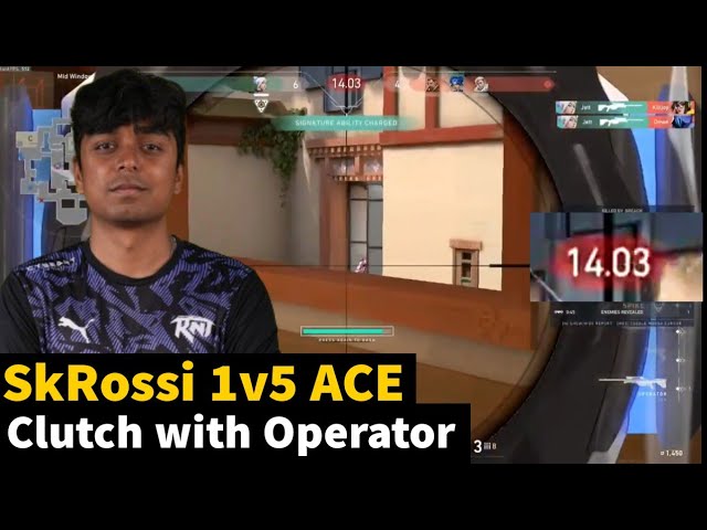 SkRossi is Back Insane 1v5 ACE Clutch with Operator | Venka Crispy AIM 😳