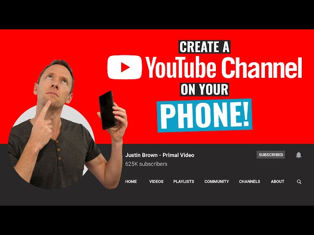 How to Create a YouTube Channel with your PHONE (Complete Beginners Guide!)