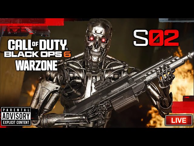 Desire is irrelevant, I AM, a MACHINE!😈 BO6 Warzone S2 Terminator Event Live