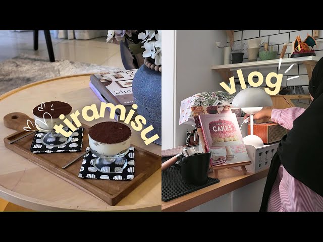 Cafe Vlog: Koffie Lane Cafe, make easy Tiramisu at home | No-Bake Dessert • 2025 Passion, New Hobby✨