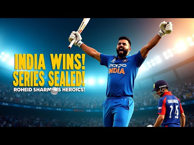 IND Wins Series! Rohit’s Century Dominates ENG! 💥| India vs England 2nd ODI | Sport News