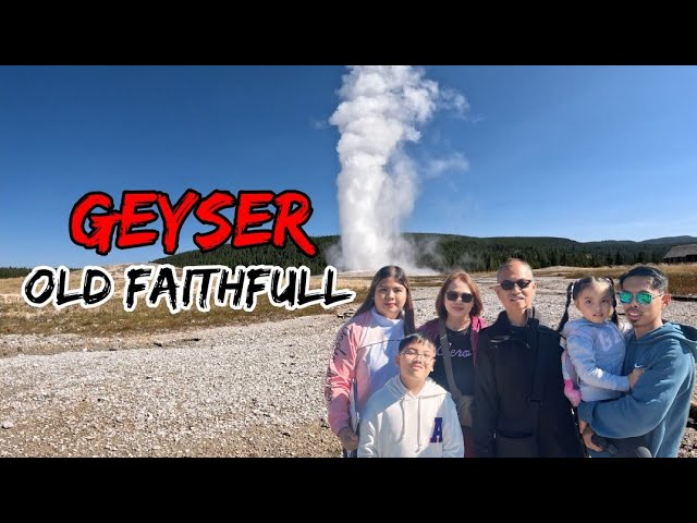 GEYSER ERUPTIONS IN YELLOWSTONE | BUHAY BYAHERO | #camping