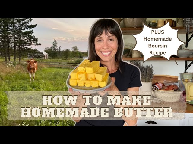 The BEST Homemade Butter from Scratch Recipe!