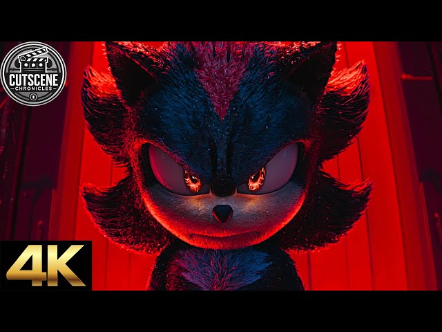 [4K UHD] Shadow’s Thrilling Prison Escape Intro CUTSCENE | Sonic the Hedgehog 3