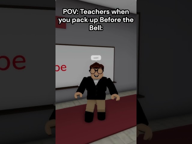 Roblox Relatable School Stuff #roblox #relatable #yeahyeahyeahs #funny #lol #brookhaven #school