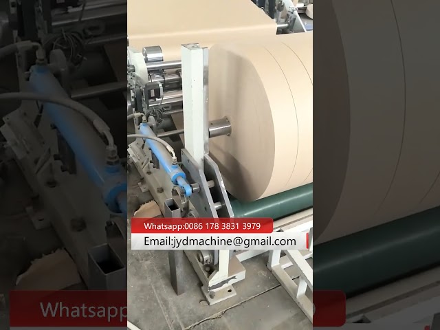 Automatic Paper Roll Slitting And Rewinding Machine