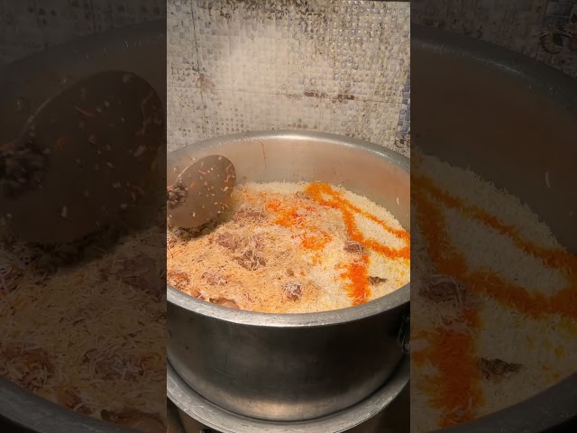 Bombay Beef boti biryani mixing tasty 🤤