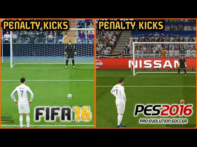 FIFA 16 vs. PES 2016: Penalty Kicks