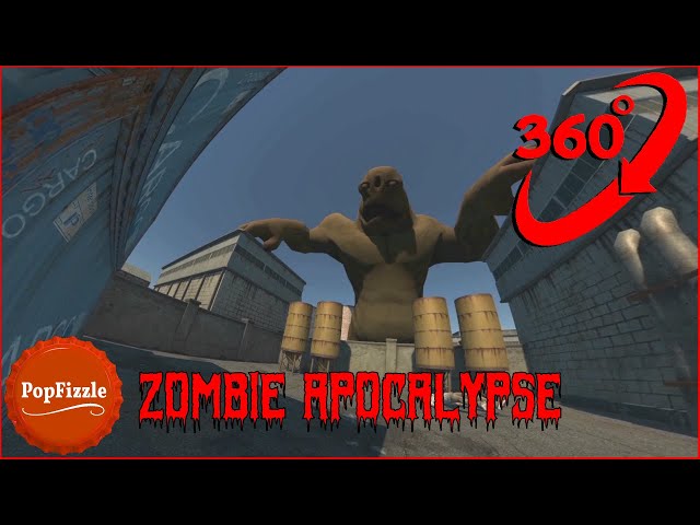 360° Zombie Apocalypse Episode 8 Escape The Zombie Dogs! 4K