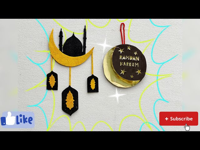 How To Create DIY Black and Gold Theme Ramzan Decoration!!A Step by Step Guide!!