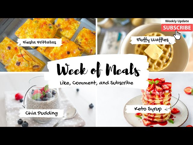 Low Carb Meals of the Week | Keto Meal Ideas | Keto-Friendly Meals | Healthy Meal Ideas #KETO #lchf