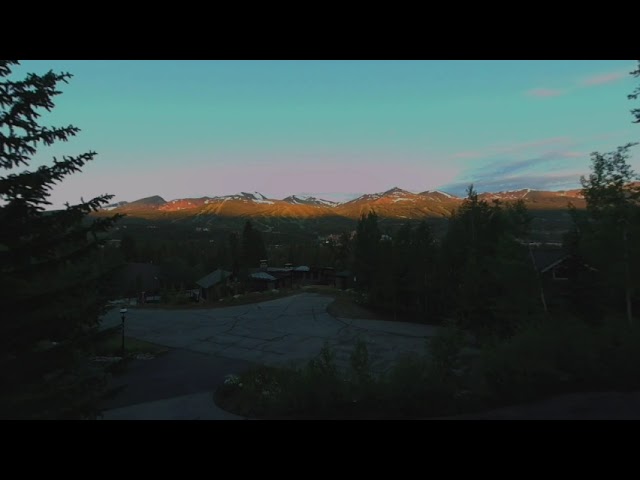 Full Mountain Summer Sunrise July Breckenridge Colorado Breck Sunrise VR180 3D VR 180