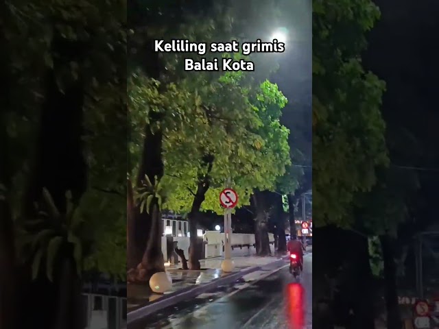 Balai kota Surabaya sepi saat grimis #surabaya #viralshort #surabayacity #viralvideo #balaikota