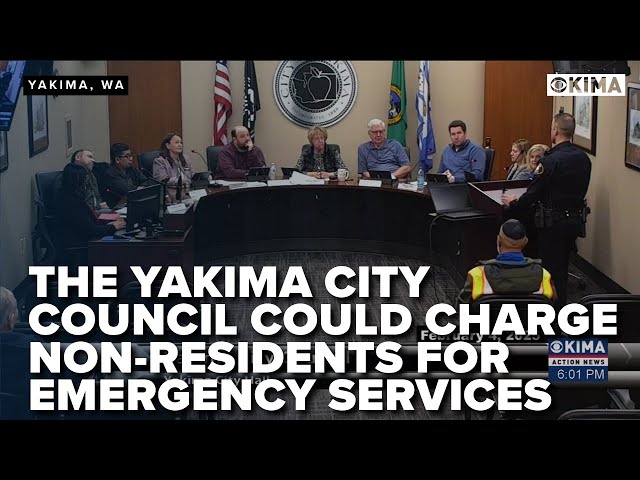 The Yakima City Council Could Charge Non-Residents for Emergency Services