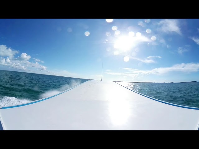 Take the Albury ferry from Hopetown, Elbow Cay, Abaco with Aliv in 4k 360