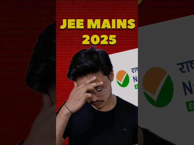 Toughest Exams Ever - JEE Mains 2025 ? 🫠 #shortsfeed