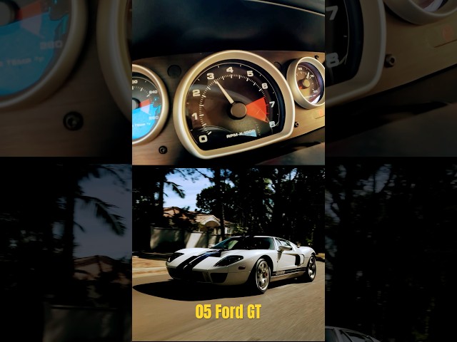 2005 Ford GT drives in Beverly Hills #shorts #ford #fordgt #v8 #supercharger #supercars