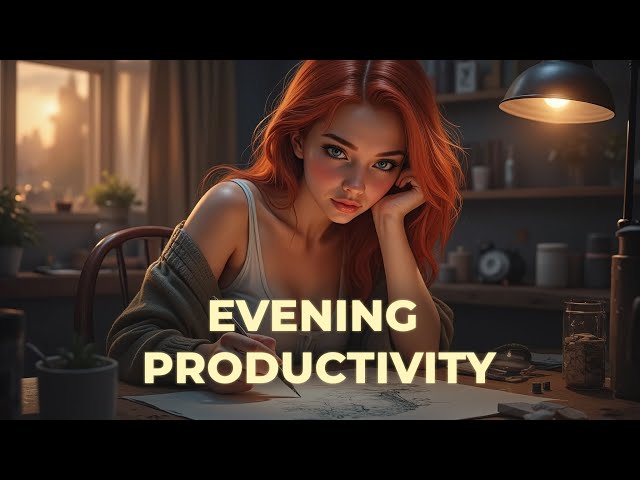 Lo-Fi Evening productivity | Soft music for work, study and relaxation