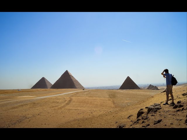 EGYPT  Virtual Tour Experience Giza Pyramids #Melodic Techno 2025