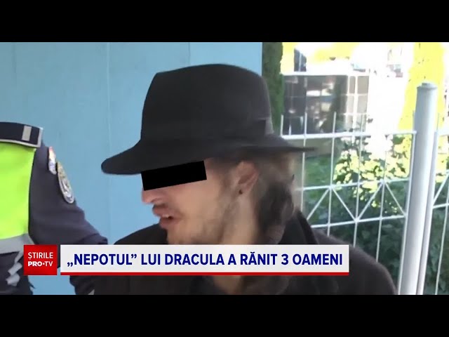 Cursă nebună pentru a-l opri pe elvețianul de 19 ani care se crede urmașul lui Dracula