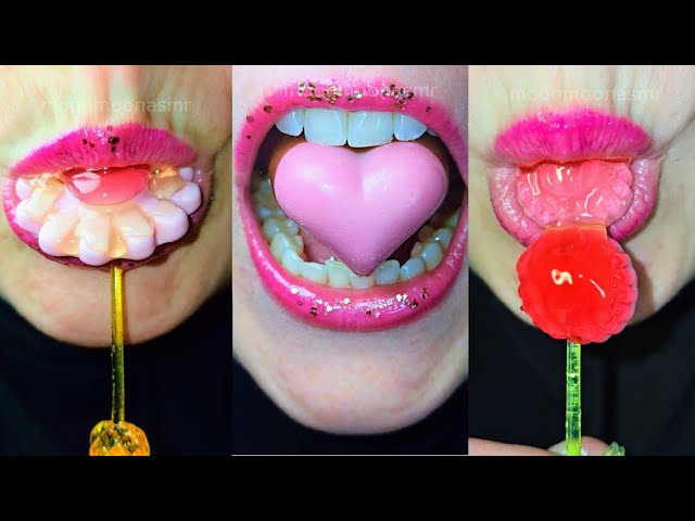 Satisfying ASMR Eating EMOJI FOOD CHALLENGE Compilation Mukbang 먹방