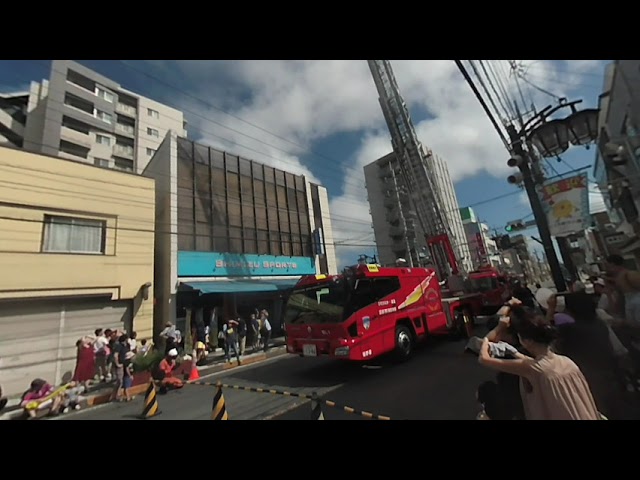 消防はしご車　Firefighting ladder car　180度3DVR　oculus go