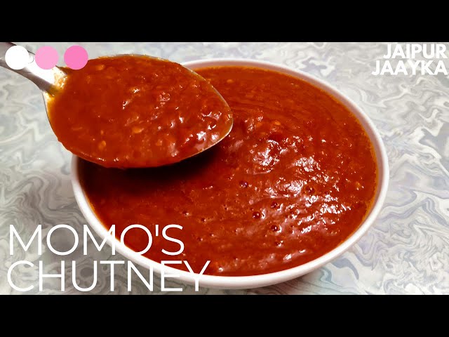 Spicy MOMO'S CHUTNEY Market Style Quick & Easy Recipe | Jaipur Jaayka