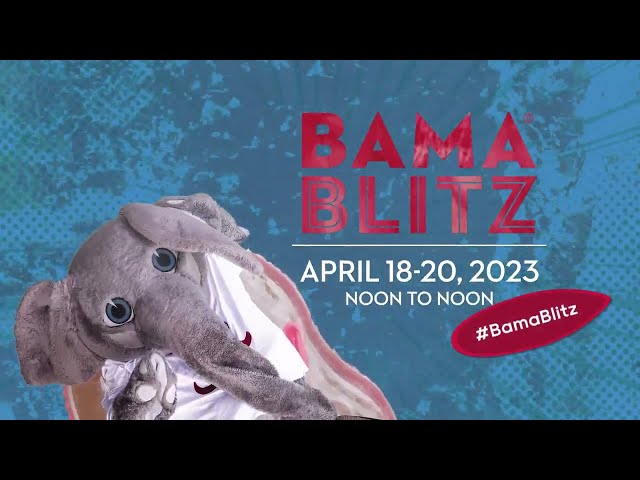 Bama Blitz 2023 Begins Today! | The University of Alabama