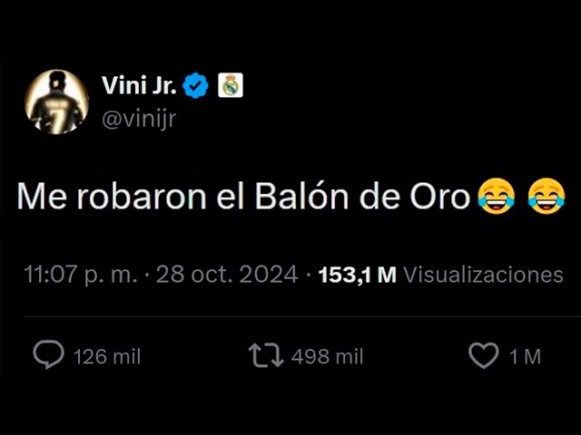 ¿Por qué Vinicius NO ganó el Balón de Oro?