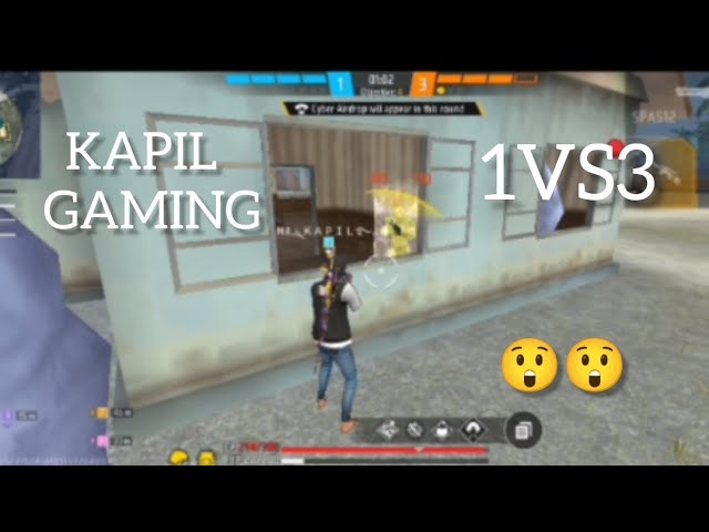 KAPIL GAMING CS RANK 1VS4 GAMPLY VIDEO   #freefire​​ #freefirefullgameplay​​ #pocox3​​