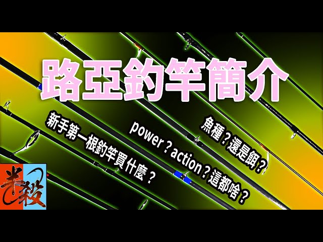 路亞釣竿簡介 | 新手第一根釣竿如何選擇（新手淡水路亞釣竿入門教程）#半殺 #路亞 #釣魚