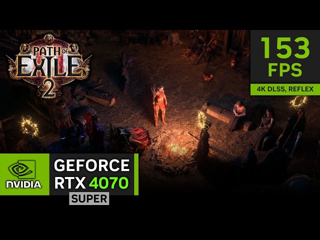 RTX 4070 SUPER on Path of Exile 2 | 1080p, 1440p, 4K with NVIDIA DLSS!