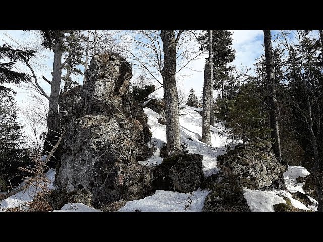 Pinkenkogel with snowshoes