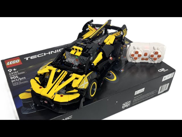 4K MOC How to Motorize LEGO Technic Bugatti Bolide 42151 / 42162 Speed Build RC Mod Power Functions