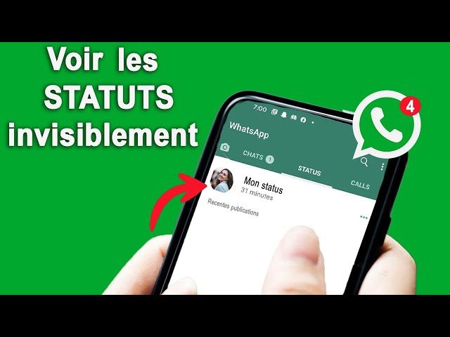 comment voir les statuts WhatsApp sans être vu