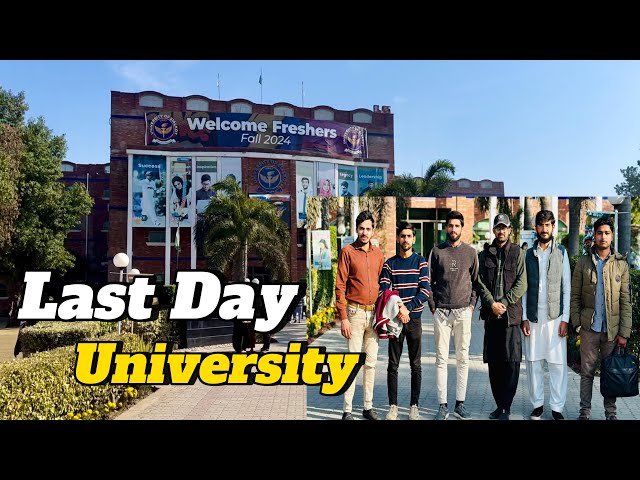 Goodbye University Life 😢 Last Day University of Sialkot Vlog Daily routine videos @Islamvlogss