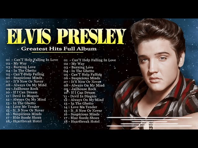 Best Songs Of Elvis Presley Playlist Ever 💫 Elvis Presley Greatest Hits Playlist Full Album