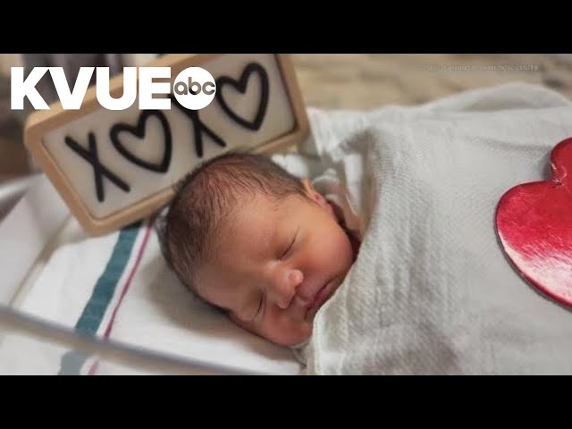 Babies in NICU at St. David's Medical Center in Round Rock celebrate Valentine's Day